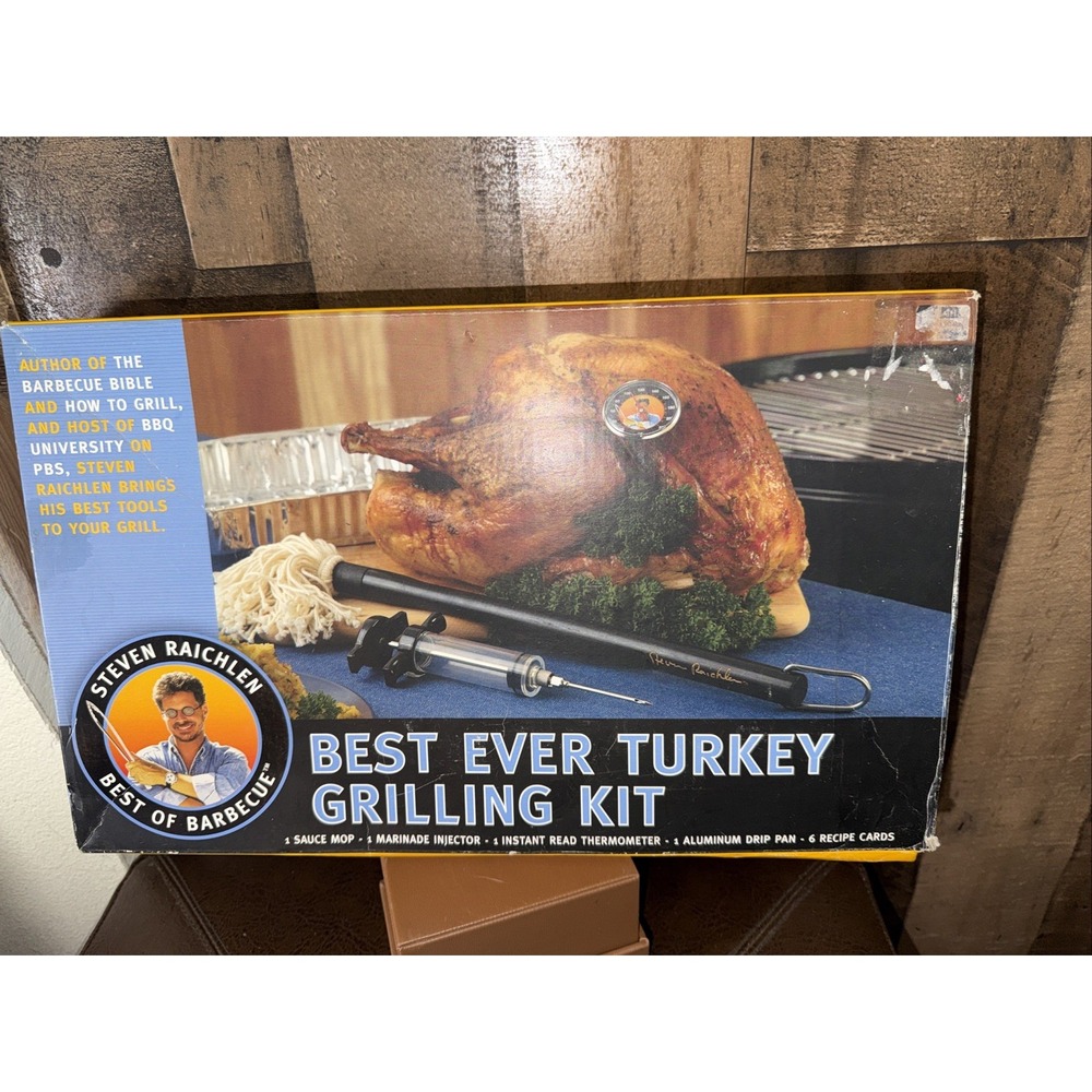 Steven Raichlen Best of Barbecue Grilling Kit Best Ever Turkey BBQ Series